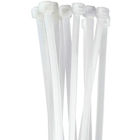 Etelec serre-câbles en nylon blanc 430x4,5 FB43045
