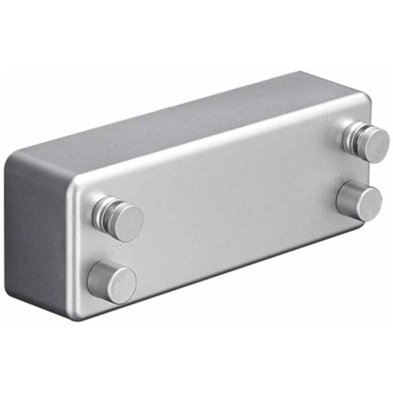 Étendoir à linge Corde à linge rétractable double fil d'acier invisible sans perforation pour le séchage du linge argenté FDC