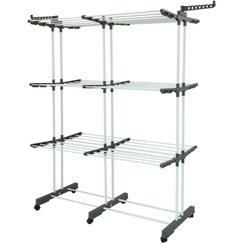 Etendoir à linge extra Gris Acier 38m