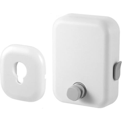 Étendoir à linge rétractable, 4,3 m, perforé, fixation murale, robuste, convient pour l'extérieur, la cour (blanc)