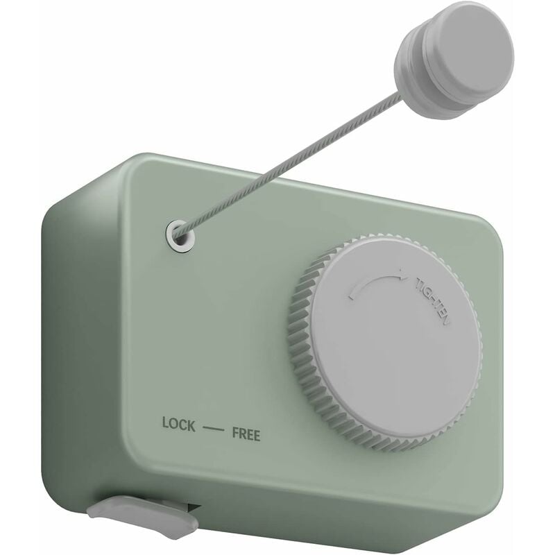 Csparkv - tendoir à linge rétractable, robuste pour intérieur et extérieur, fixation murale, facile à suspendre, séchage des vêtements