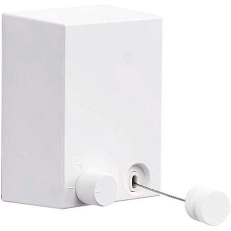 Étendoir à linge rétractable, tressé, réglable et extensible, invisible et extensible