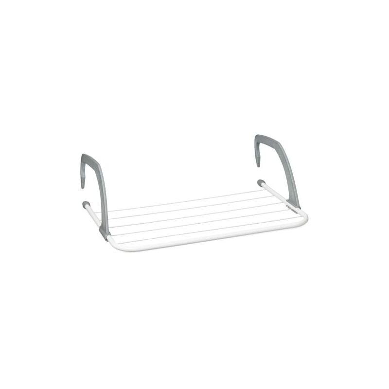 Tendoir à linge sans perforation - Étendoir à linge suspendu pour radiateurs et balcons, petit appareil pliable et invisible pour sécher le linge,