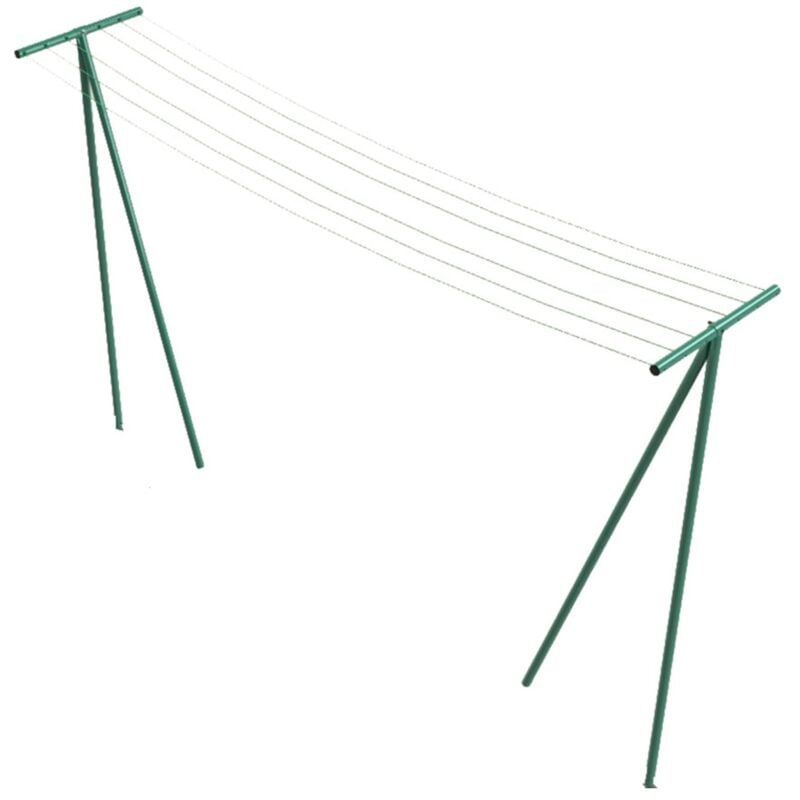 Etendoir à linge Trigano Windy vert - 60m de fil