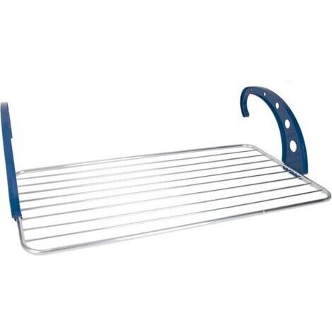 Etendoir à poser, Étendoir à linge suspendu simple pour balcon extérieur, 9x58x108 cm