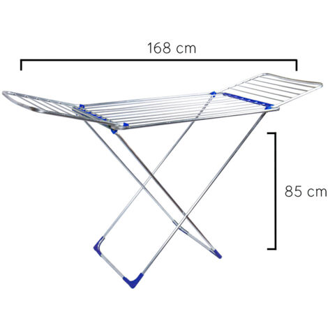 Étendoir Oryx pliable aluminium à ailes