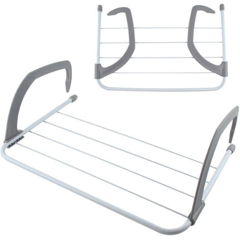 Etendoir Sèche-linge pour balcon 50x15x29 cm plastique