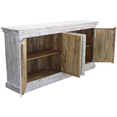 ETER - madia legno di mango bianco
