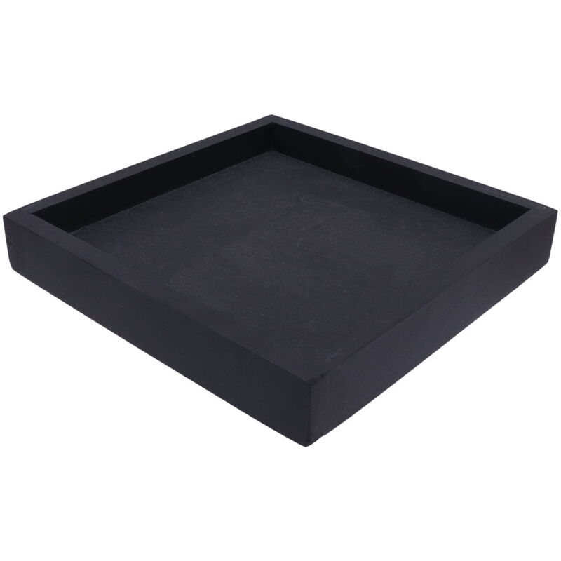 Etereauty Plateau à plantes Pot Soucoupe Plateaux à fleurs Goutte à goutte Soucoupes en pot Assiette carrée Plantes Plat Jardin Drainage Base en