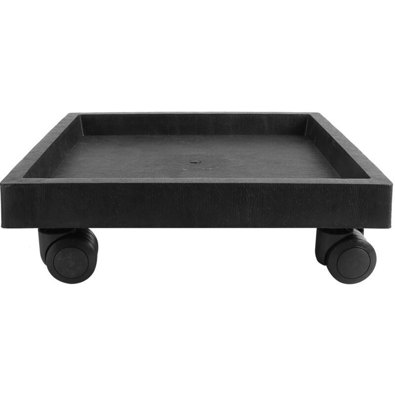Etereauty Support de pot de fleurs pour jardin intérieur et extérieur avec roulettes