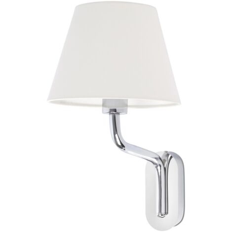 ETERNA Aplique de pared cromo/beige 24005-11