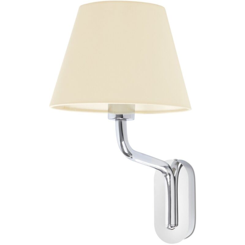 

ETERNA Aplique de pared cromo/beige - CROMO BRILLO