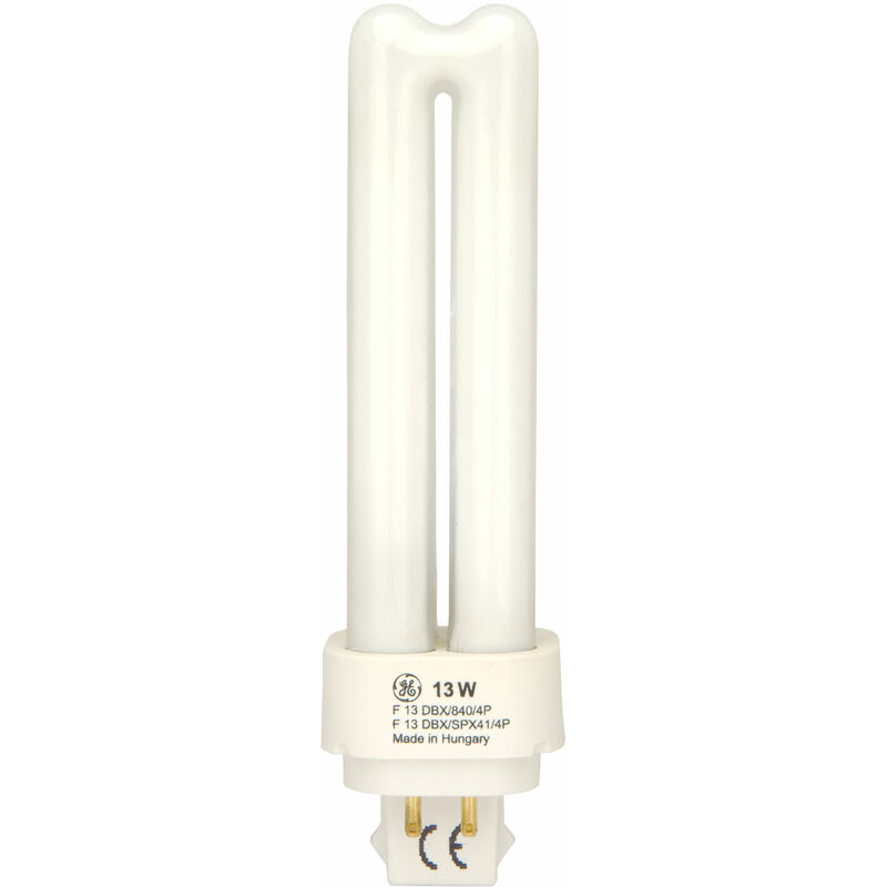 Rvfm - Eterna DE1340EB DE-4 Pin Low Energy Fluorescent Lamp 13W G24q-1 4000K