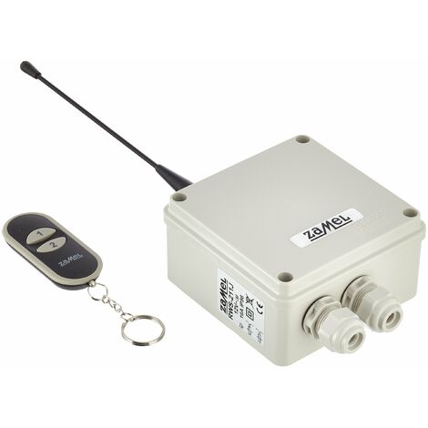 SKU 8461 - VT-5132 - Interruttore Wireless a Doppio Tasto con Sensore  Colore Bianco IP54