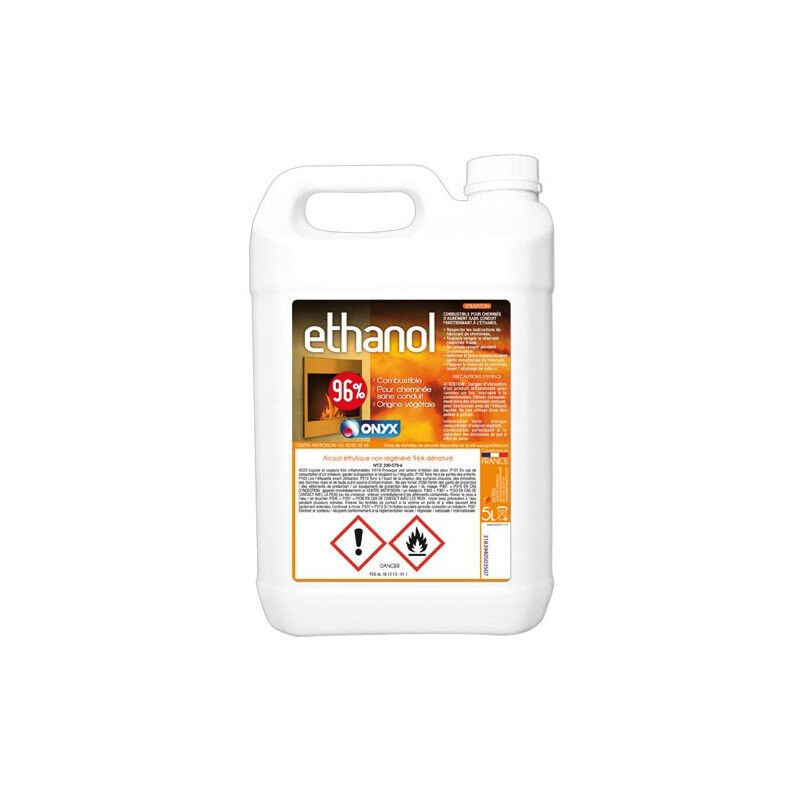 Ethanol Onyx 96% - 5L - Combustion Propre
