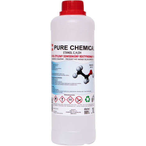 Éthanol 99% - 1L - Désinfectant - Haute qualité - Multi-usages