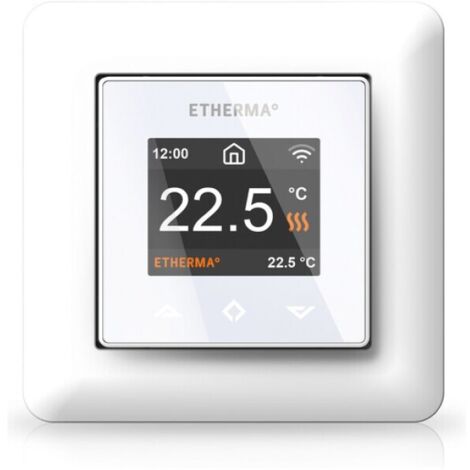 etherma eTOUCH-PRO-1-W Thermostat Weiß Intelligente Wi-Fi