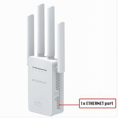 Ethernet Extender Wireless Router Wifi Signal Repeater Maxtech Lv-wr09