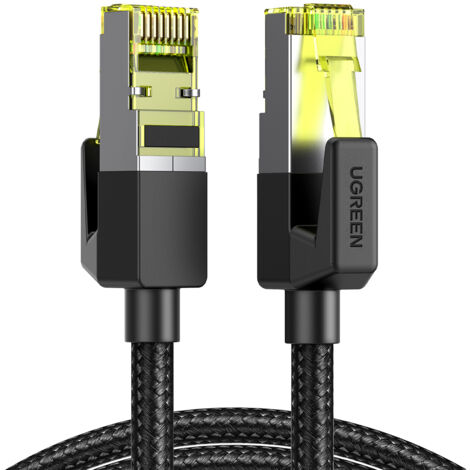Ethernet-Patchkabel RJ45 Cat 7 10 Gbit/s 5 m – Schwarz