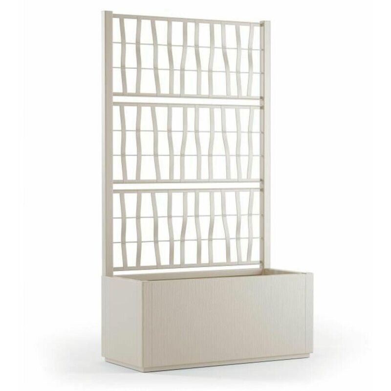 Stefanplast Ethica Rechteckiger Blumenkasten 80 Cm Mit Kalkspalier