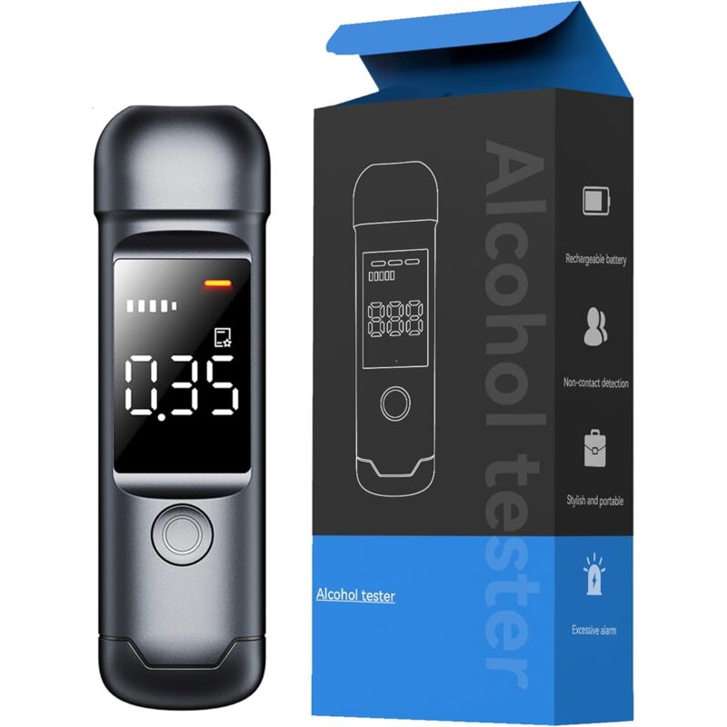 Ethylotest Electronique Homologué NF, Ethylometre, Alcoomètre, Alcootest Personnel, Résultat Précis, Précision de Qualité