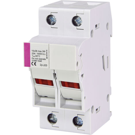 ETI 002540213 EFH 10 DC 2p LED Sicherungshalter  Passend für (Sicherungen) Feinsicherung 10.3 x 38 m