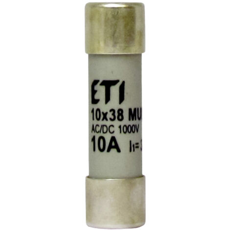 ETI 002625402  Multimetersicherung (Ø x L) 10.30 mm x 38 mm 6 A 1000 V  Inhalt 1 St.