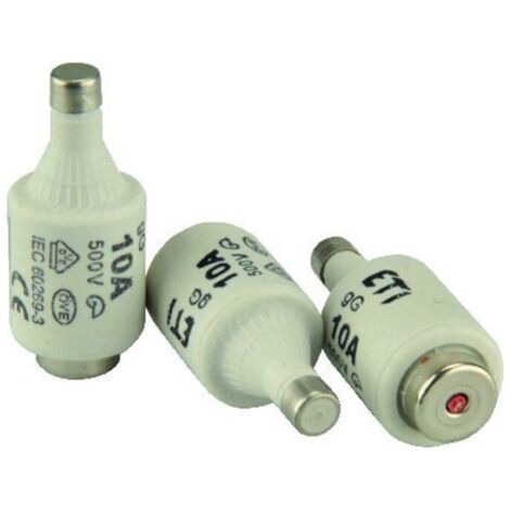 ETI Diazed Sicherungspatrone DII 500V 25A E27 Pack a 5 Stück