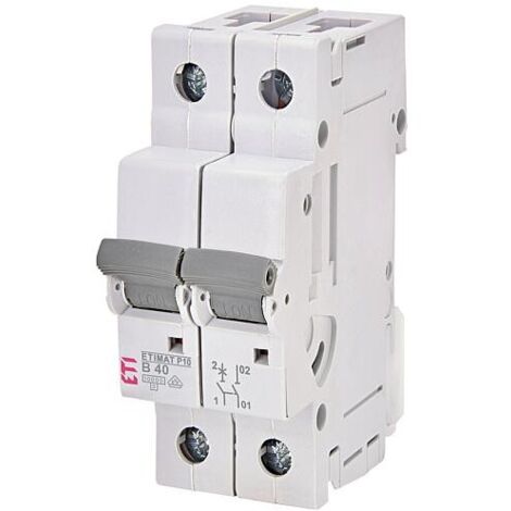 ETI Disjoncteurs automatiques ETIMAT P10 1-pôle + N, 10kA, B40, REG
