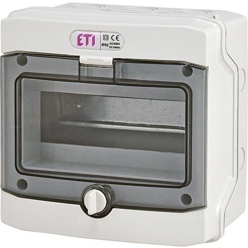 Eti Ech-4g Distributeur En Saillie 1 Rangée 4 Modules Pour Pièces Humides Ip65 001101061