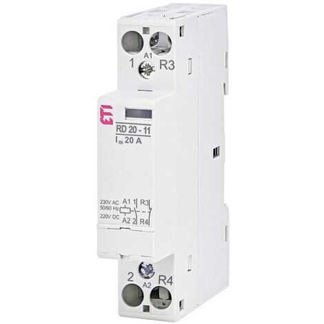 ETI Installationsschütz RD 20-11-230V AC/DC, 20A, REG