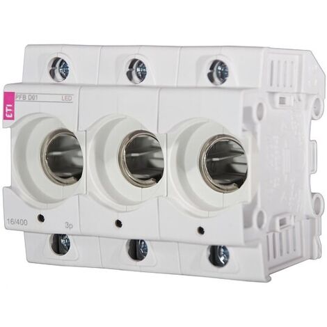 ETI Neozed D01 Sicherungssockel 3-polig mit LED, PFB D01 3p LED, REG