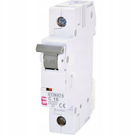 ETI Polam Disjoncteur C16 - 1P - 230V - Protection fiable - Énergie contrôlée - Modle compact