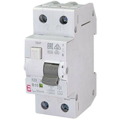 Eti-Polam KZS-2M disjoncteur à courant résiduel 10A 230V