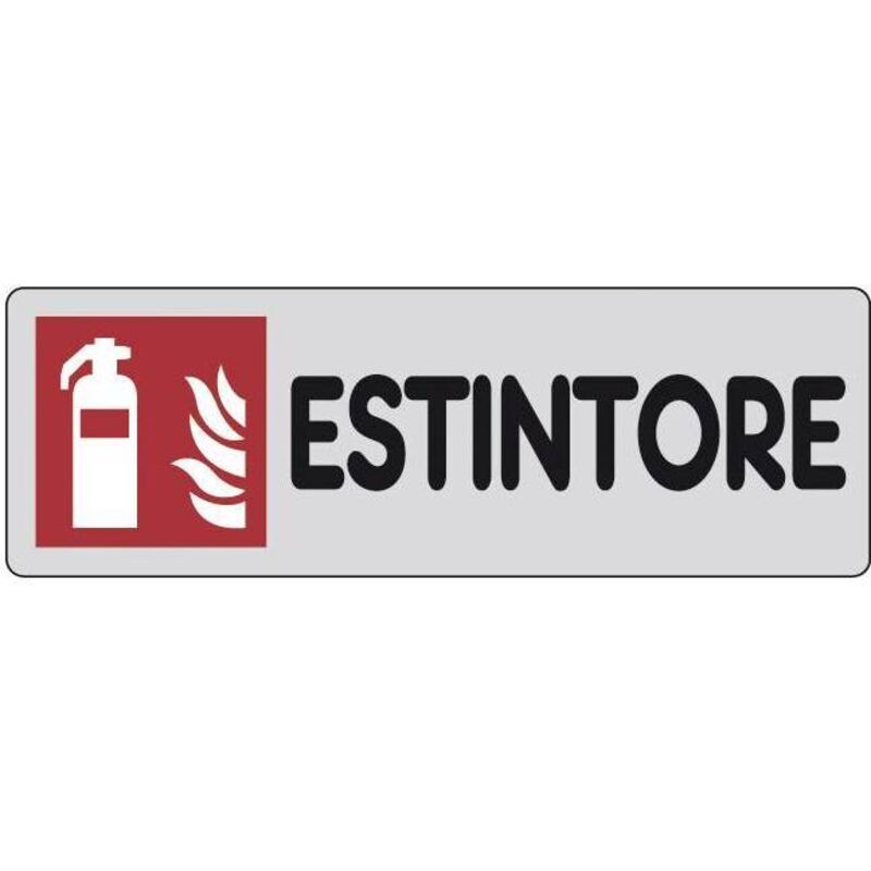 Etichetta Adesiva 150X50 Estintore - 10 Pz