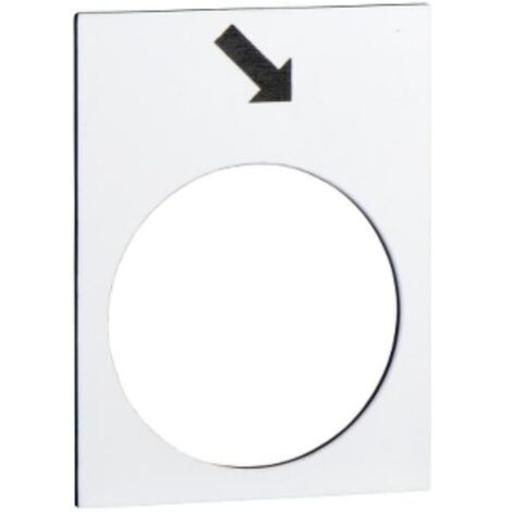 Etichetta 30x40mm bianca in avanti PV - SCHNEIDER ELECTRIC