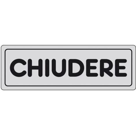 Etichetta Adesiva 150X50 Chiudere - 10 Pz