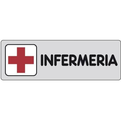 ETICHETTA ADESIVA 150X50 INFERMERIA. Prezzo per 1 pezzo.
