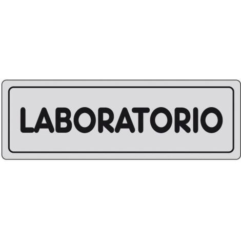ETICHETTA ADESIVA 150X50 LABORATORIO. Prezzo per 1 pezzo.