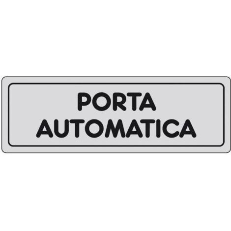 Etichetta Adesiva 150X50 Porta Automatica - 10 Pz
