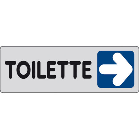 ETICHETTA ADESIVA 150X50 TOILETTE (DX)- 10,0 pz