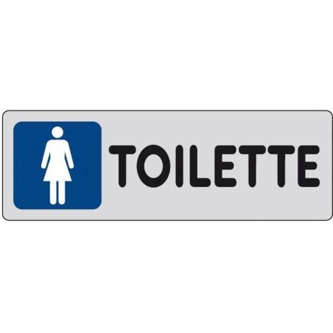 ETICHETTA ADESIVA 150X50 TOILETTE (F). Prezzo per 1 pezzo.