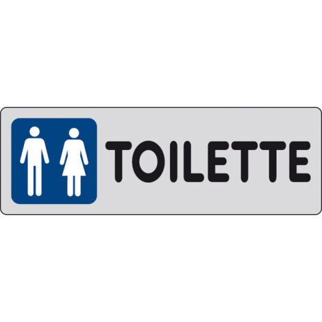 ETICHETTA ADESIVA 150X50 TOILETTE (M F)- 10,0 pz