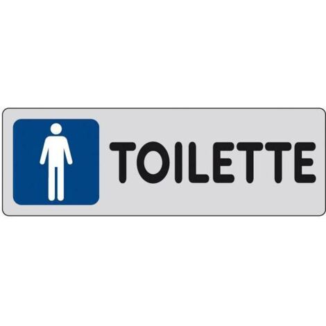 ETICHETTA ADESIVA 150X50 TOILETTE (M). Prezzo per 1 pezzo.