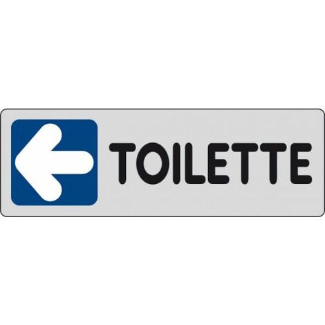 ETICHETTA ADESIVA 150X50 TOILETTE (SX) 10 PZ