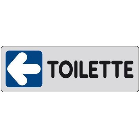 Etichetta Adesiva 150X50 Toilette (Sx) - 10 Pz