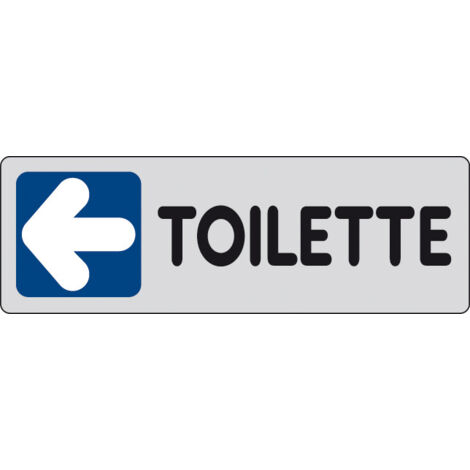 ETICHETTA ADESIVA 150X50 TOILETTE (SX)- 10,0 pz