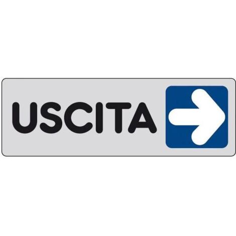 ETICHETTA ADESIVA 150X50 USCITA (DX). Prezzo per 1 pezzo.
