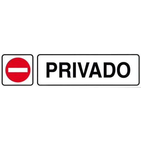 Etichetta adesiva 250x63 mm. Privato