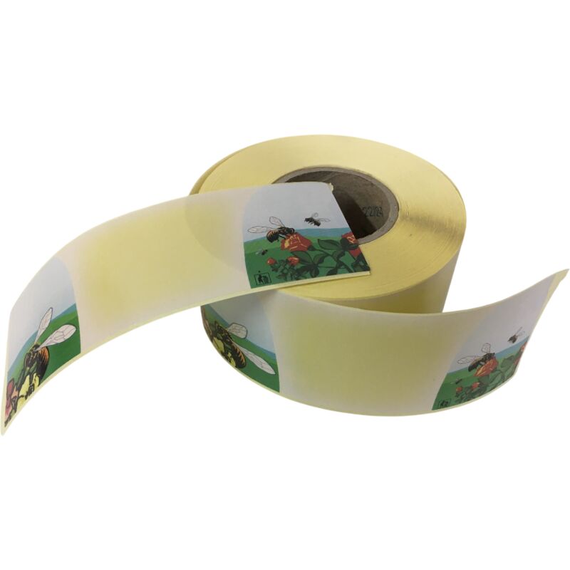 Etichetta adesiva neutra colorata ape